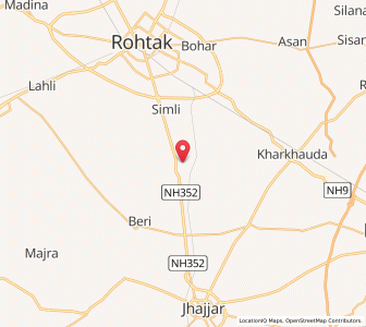 Map of Dighal, Haryana