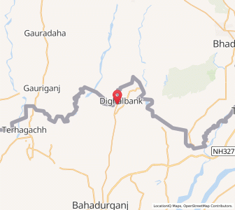 Map of Dighalbank, Bihar