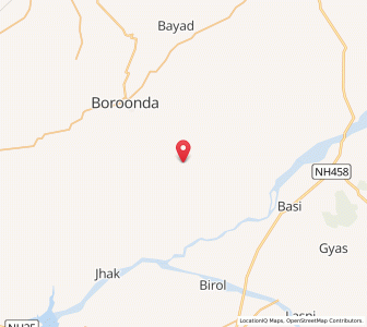 Map of Digrana, Rajasthan
