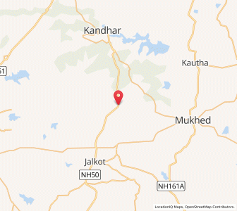 Map of Digras Khurd, Maharashtra