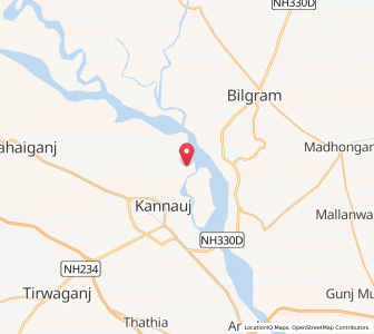 Map of Dina Purwa, Uttar Pradesh