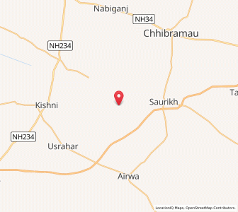 Map of Dinapur, Uttar Pradesh