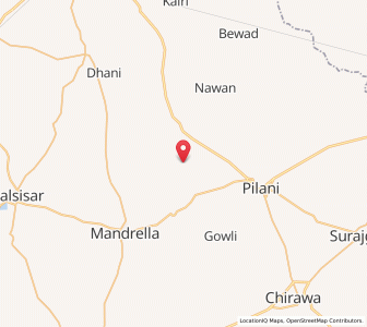 Map of Dingali, Rajasthan