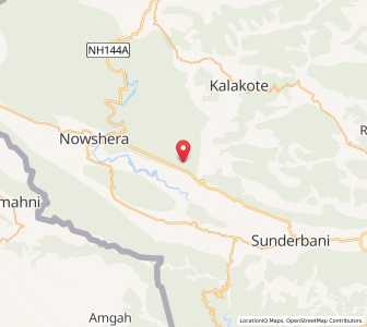 Map of Diran, Kashmir