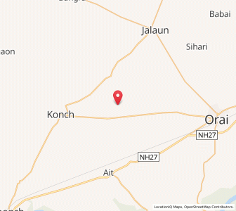 Map of Diraoti, Uttar Pradesh