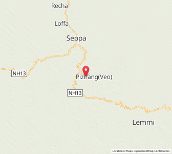 Map of Dirji, Arunachal Pradesh