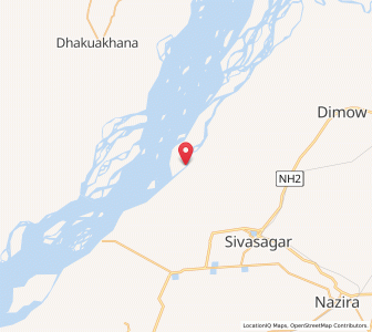 Map of Disangmukh, Assam