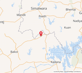 Map of Ditwas, Rajasthan