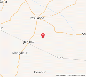 Map of Diura, Uttar Pradesh