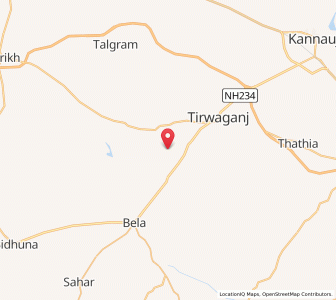 Map of Diurha, Uttar Pradesh