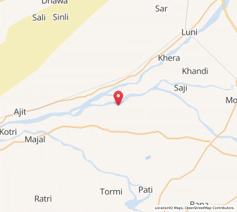 Map of Diwandi, Rajasthan