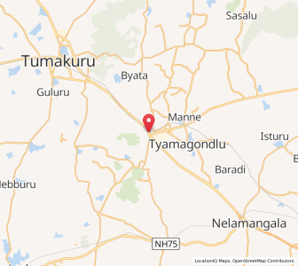 Map of Dobbasapete, Karnataka