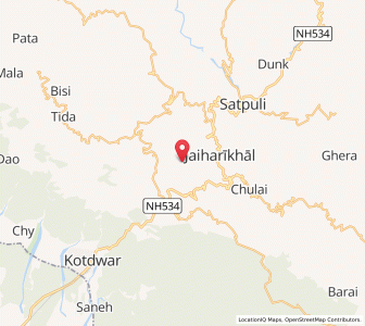 Map of Dobha, Uttarakhand