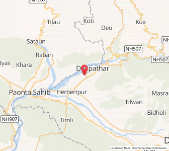 Map of Doctorganj, Uttarakhand