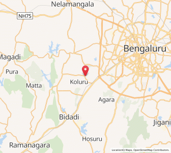 Map of Doddaaladamara, Karnataka