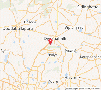 Map of Doddasanne, Karnataka