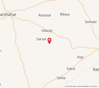Map of Doduo, Rajasthan