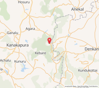 Map of Doduru, Karnataka