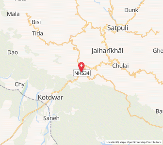 Map of Dogadda, Uttarakhand