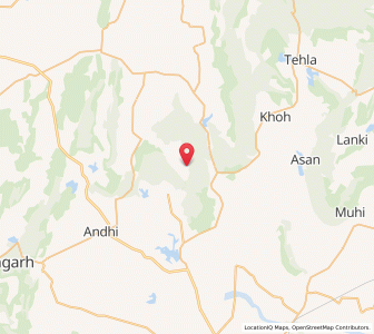 Map of Dogeta, Rajasthan