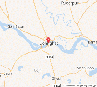 Map of Dohrighat, Uttar Pradesh