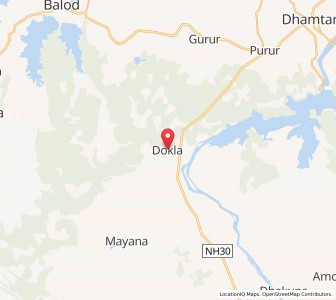 Map of Dokla, Chhattisgarh