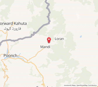 Map of Dolapasi, Kashmir