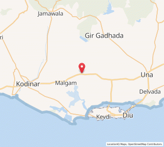 Map of Dolasa, Gujarat