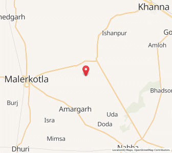 Map of Dolowal, Punjab