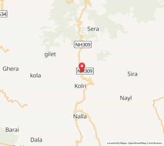 Map of Domaila, Uttarakhand