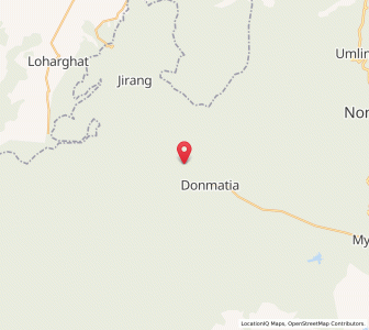 Map of Dommati, Meghalaya