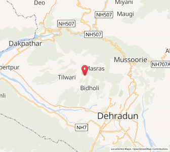Map of Donga, Uttarakhand
