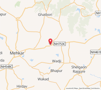 Map of Dongaon, Maharashtra