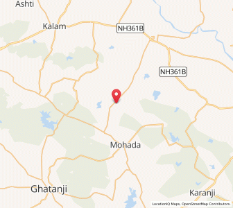 Map of Dongarkharda, Maharashtra