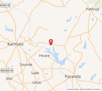 Map of Donje, Maharashtra