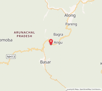 Map of Donkeng, Arunachal Pradesh