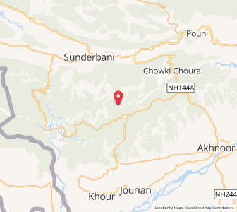 Map of Dor, Kashmir