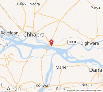 Map of Doriganj, Bihar