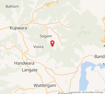 Map of Doruswain, Kashmir
