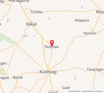 Map of Dotihal, Karnataka