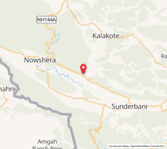 Map of Drangar, Kashmir