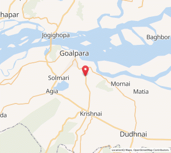 Map of Duaapara, Assam
