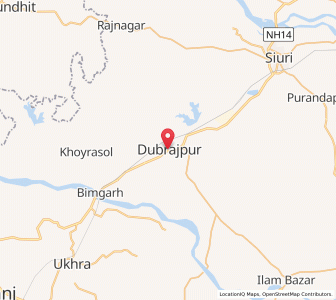Map of Dubrajpur, West Bengal