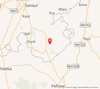 Map of Dudhan Gujran, Punjab