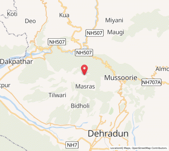 Map of Dudhli, Uttarakhand
