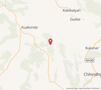 Map of Dudiras, Chhattisgarh