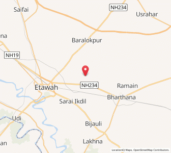 Map of Dugain, Uttar Pradesh