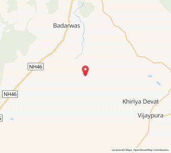 Map of Dugasra, Madhya Pradesh