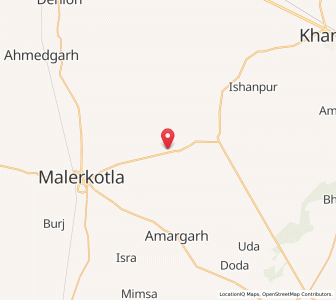 Map of Dugri, Punjab