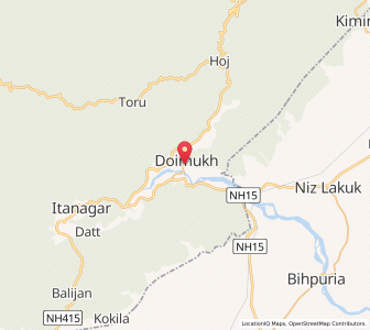 Map of Duimukh, Arunachal Pradesh